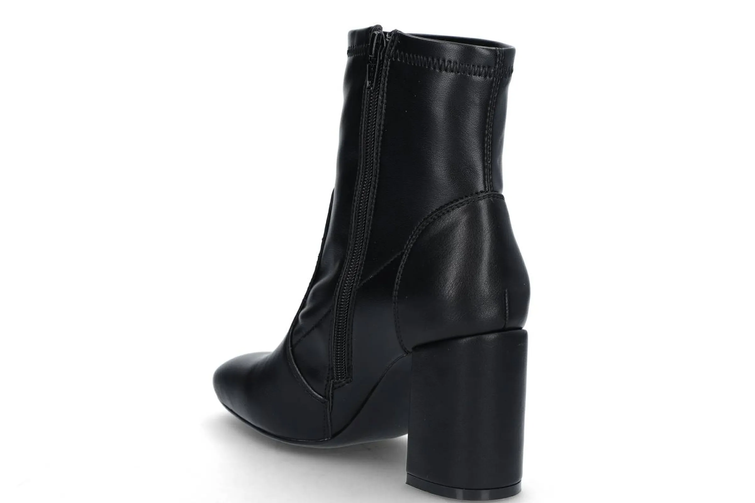 BLACK Boots & Stövlar > Ankelboots med stretch Svart