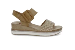 SOFTWALK Sandaler & Flip-Flops > Bekväm kilklackssandal Brun