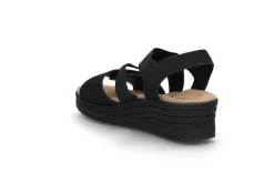 SOFTWALK Sommarskor|Sandaler & Flip-Flops > Bekväm sandal i läder Svart