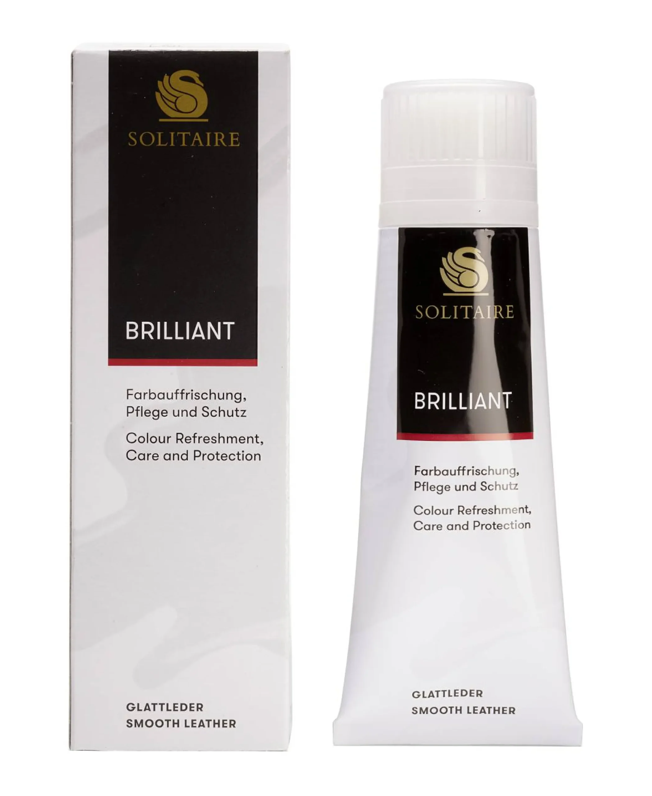 SOLITAIRE Impregnering & Skovård > Brilliant Shoe Cream - mellan Brun