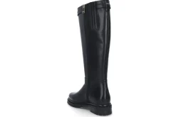 STOCKHOLM DESIGN GROUP Boots & Stövlar > Eleganta höga läderstövletter Svart