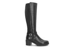 SOFTWALK Boots & Stövlar > Eleganta höga skinnstövletter Svart