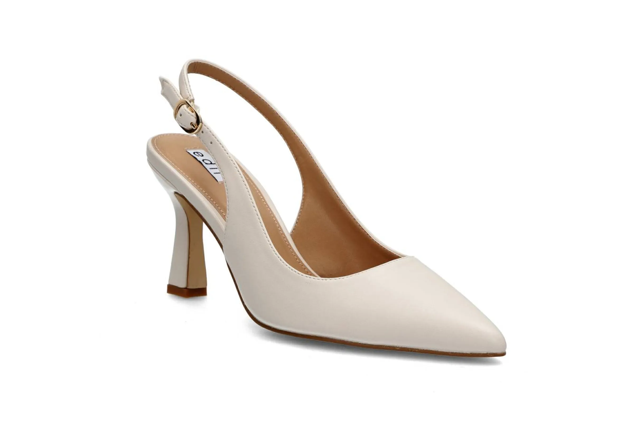 EDIT Pumps & Finskor > Eleganta slingbackpumps Beige
