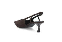 STOCKHOLM DESIGN GROUP Pumps & Finskor > Elegant slingback i mocka med gelsula Brun