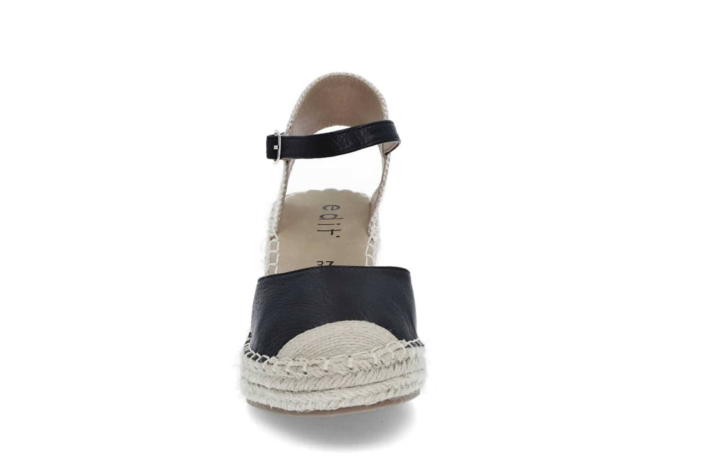 EDIT Sommarskor > Espadrillsandal Svart