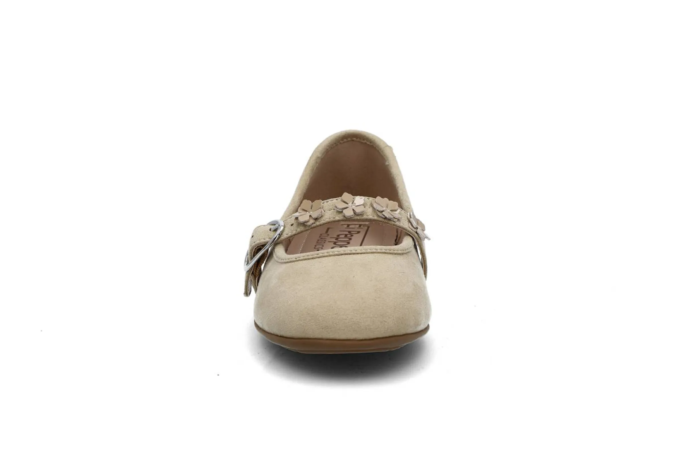 PEPPER Finskor|Finskor > Justerbar ballerina Beige