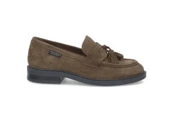 STOCKHOLM DESIGN GROUP Loafers > Klassiska loafers i mocka Brun