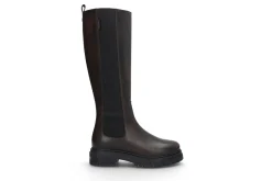 STOCKHOLM DESIGN GROUP Boots & Stövlar > Klassisk hög stövel i läder Brun
