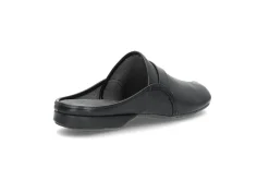SOFTWALK Tofflor > Komfortable skinn-toffler! Svart