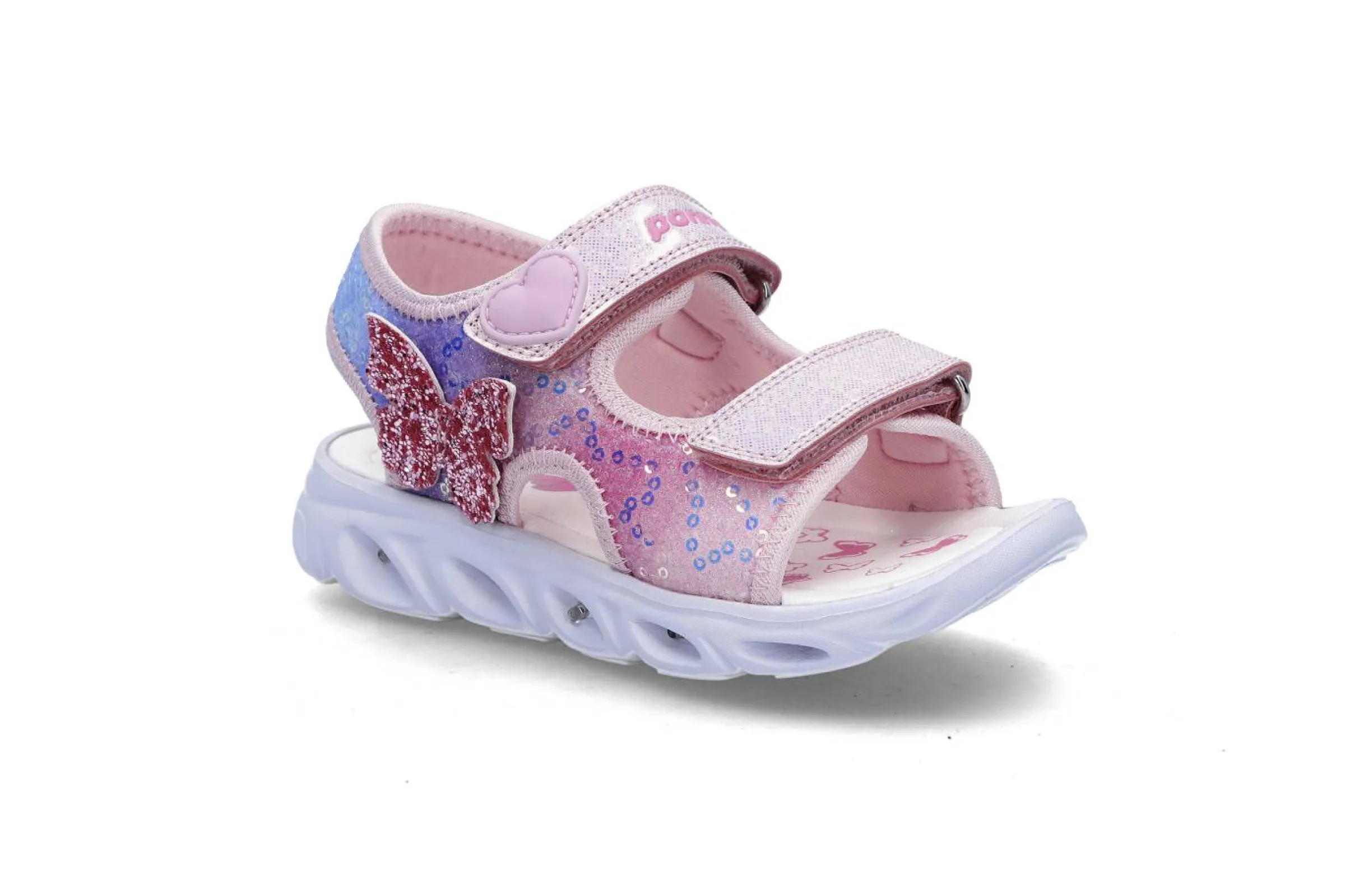 PONNY Blinkskor|Sandaler & Slip In-Skor > Lätt blinkande sandal Rosa
