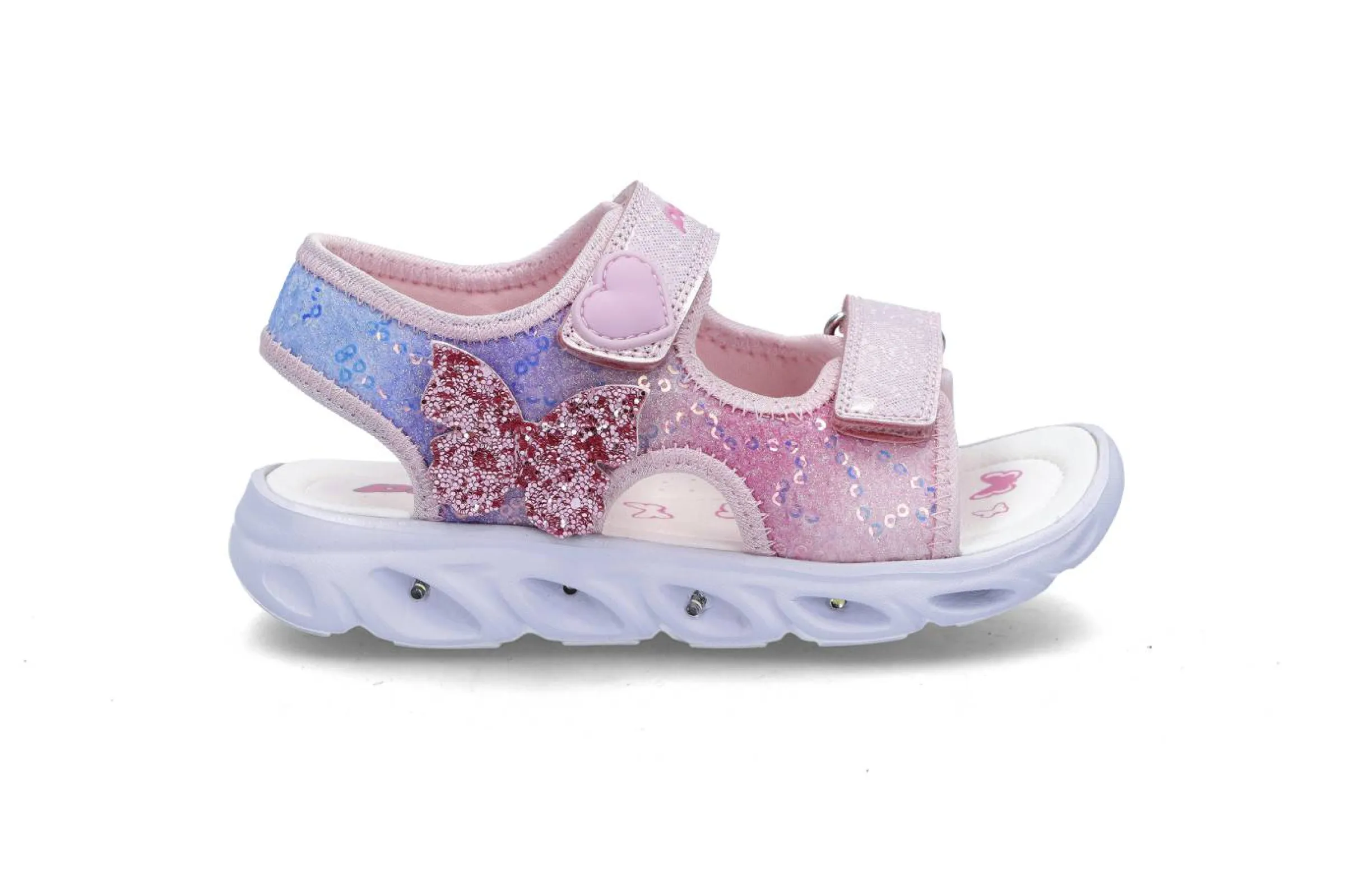 PONNY Blinkskor|Sandaler & Slip In-Skor > Lätt blinkande sandal Rosa