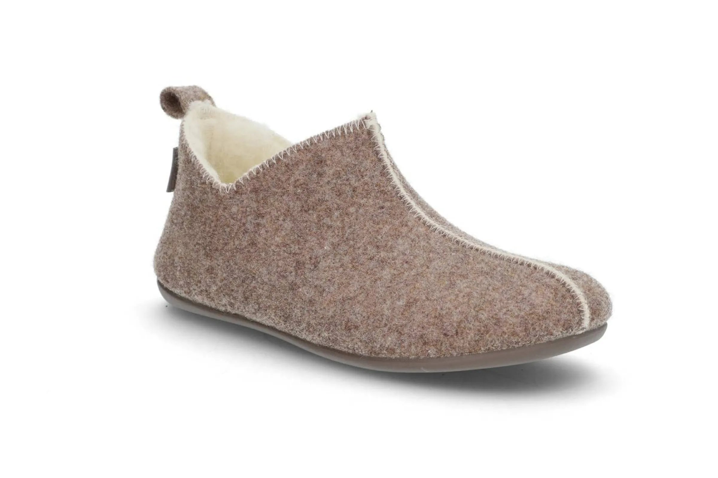 FACE THE WINTER Tofflor > Lätt ulltoffel Beige