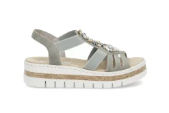 RIEKER Sandaler & Flip-Flops > 96 Schilf Flerfärgad