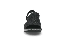 RIEKER Sandaler & Flip-Flops > 16 Schwarz/Schwarz Svart