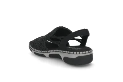 RIEKER Sandaler & Flip-Flops > 16 Schwarz/Schwarz Svart