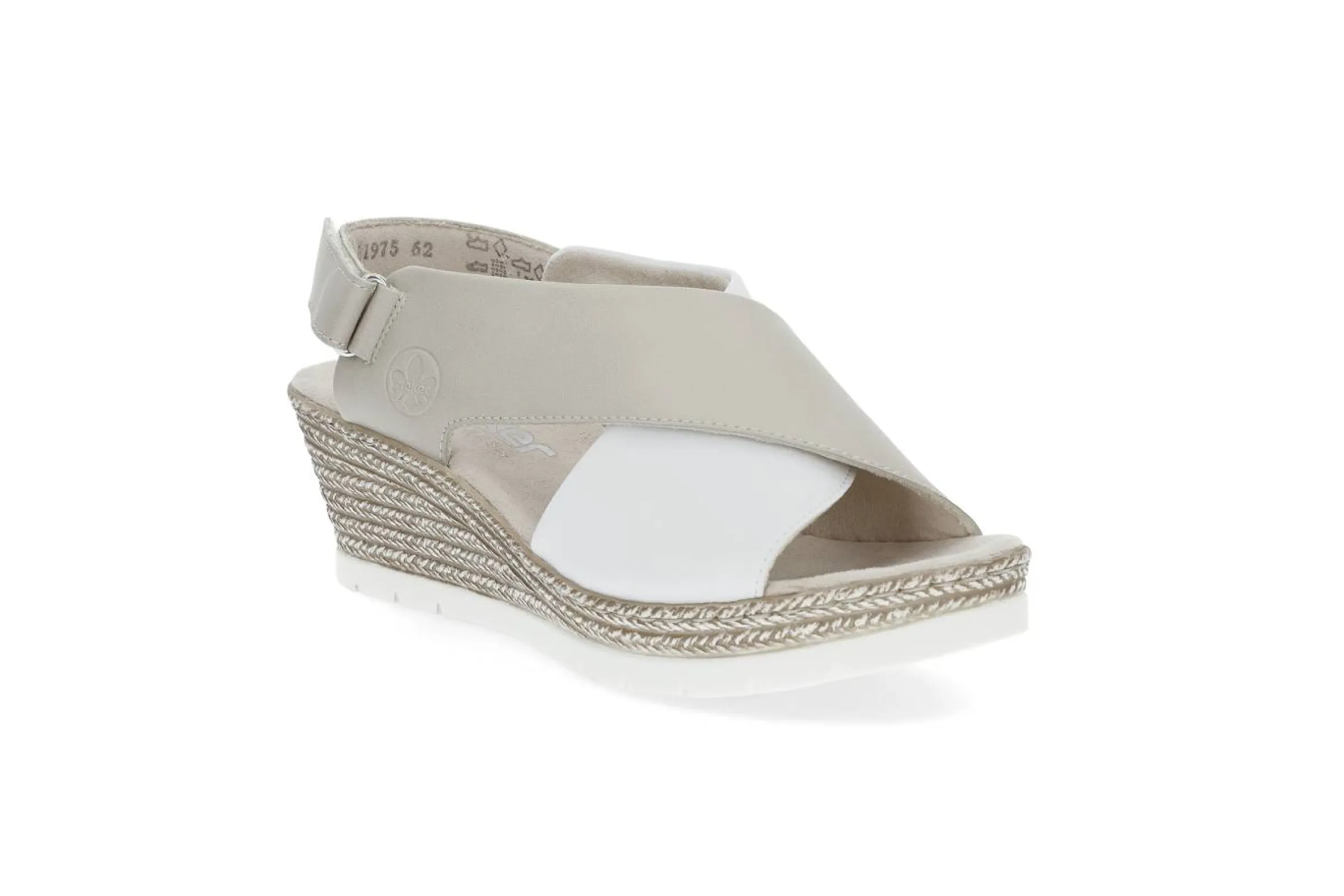 RIEKER Sandaler & Flip-Flops > 74 Weiss/Lehm Beige