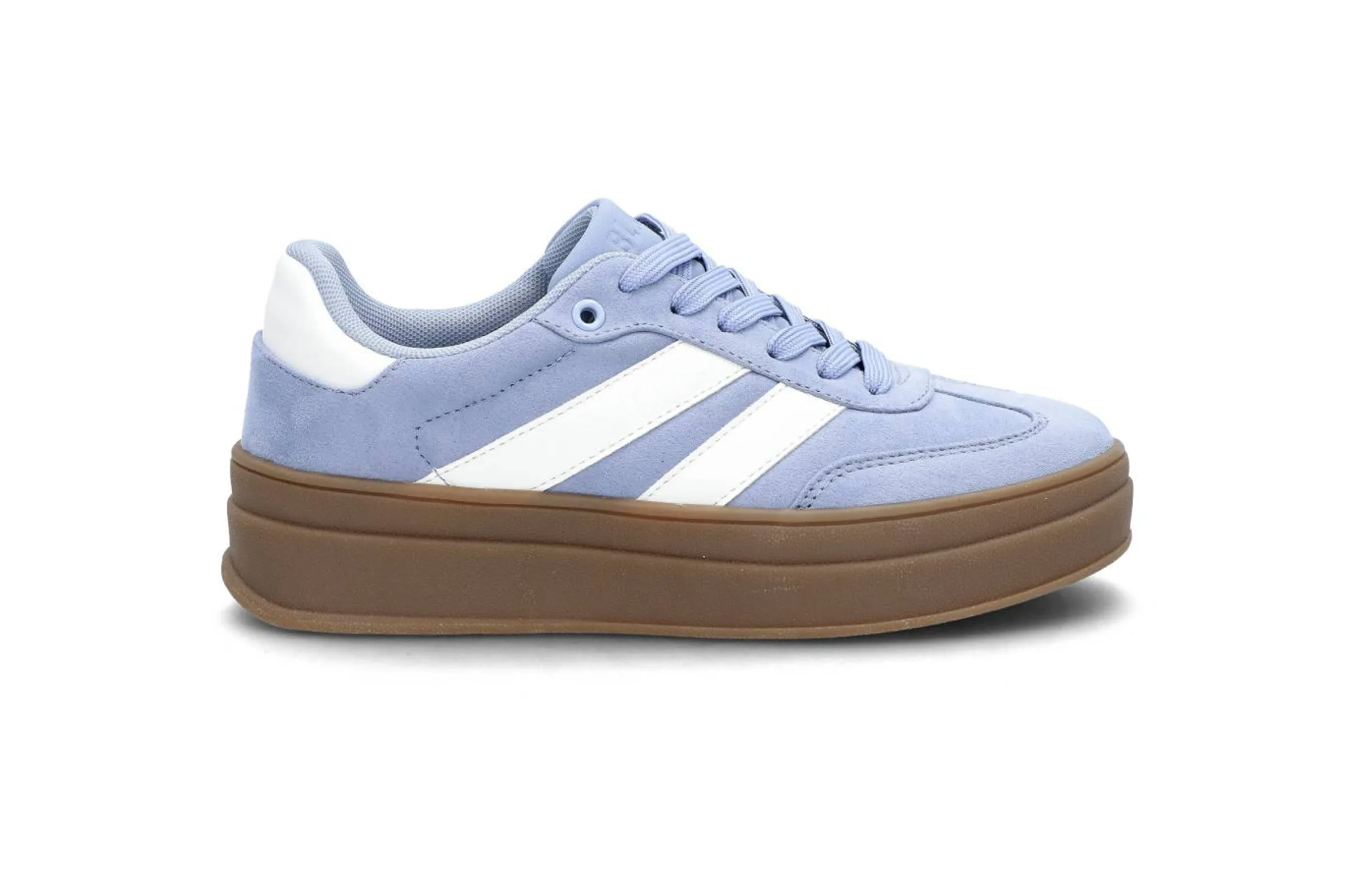 BLACK Sneakers > Sportig plattform-sneaker Blå