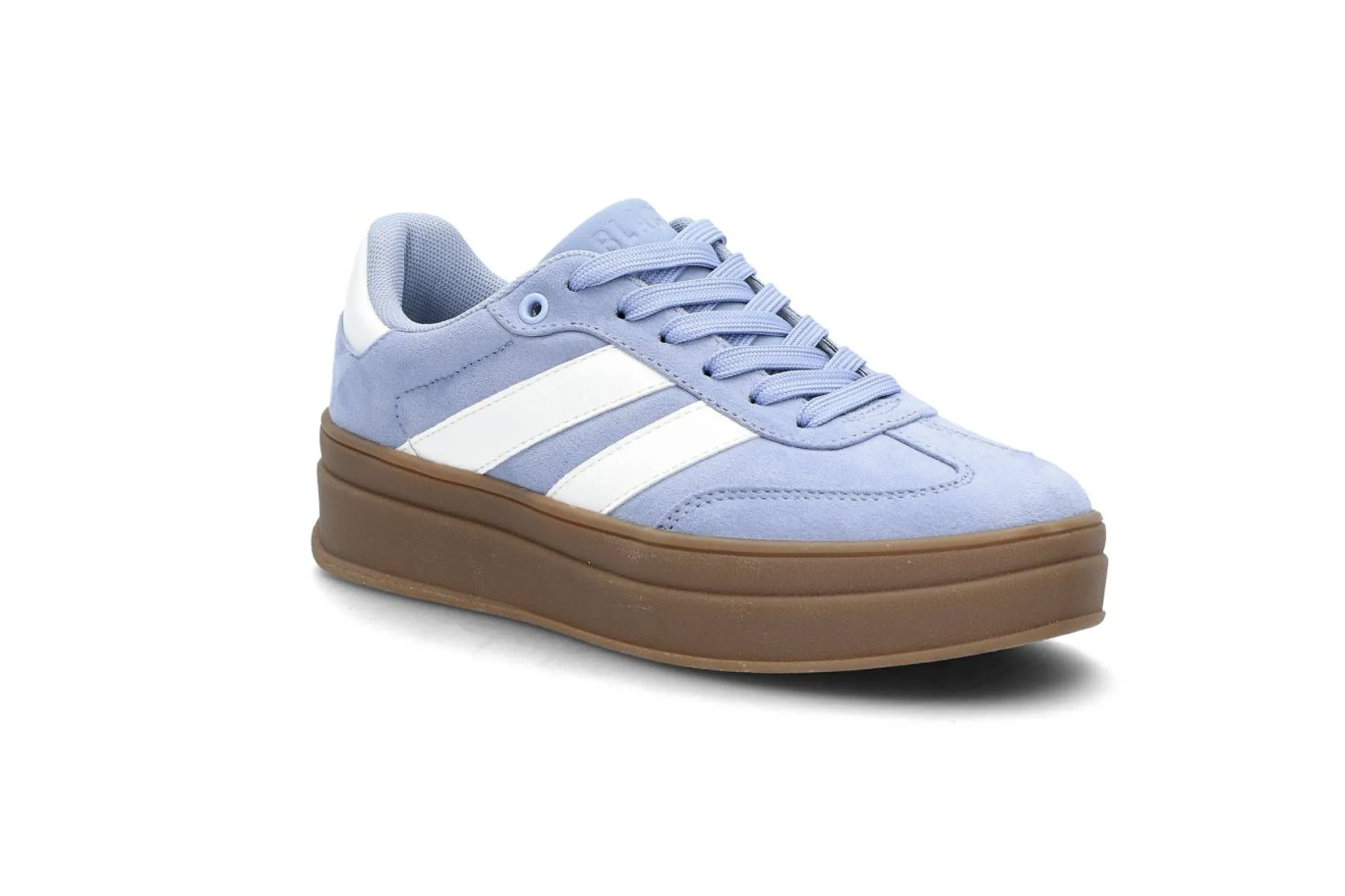 BLACK Sneakers > Sportig plattform-sneaker Blå