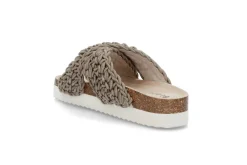 BLACK Sandaler & Flip-Flops > Virkad fotbäddssandal Brun